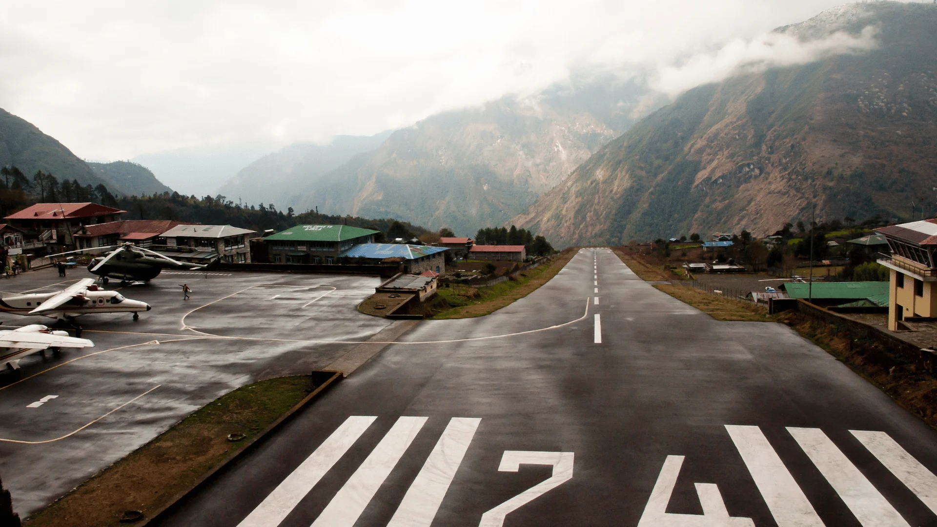 Cancelled helicopter flight rebooking policy in Nepal