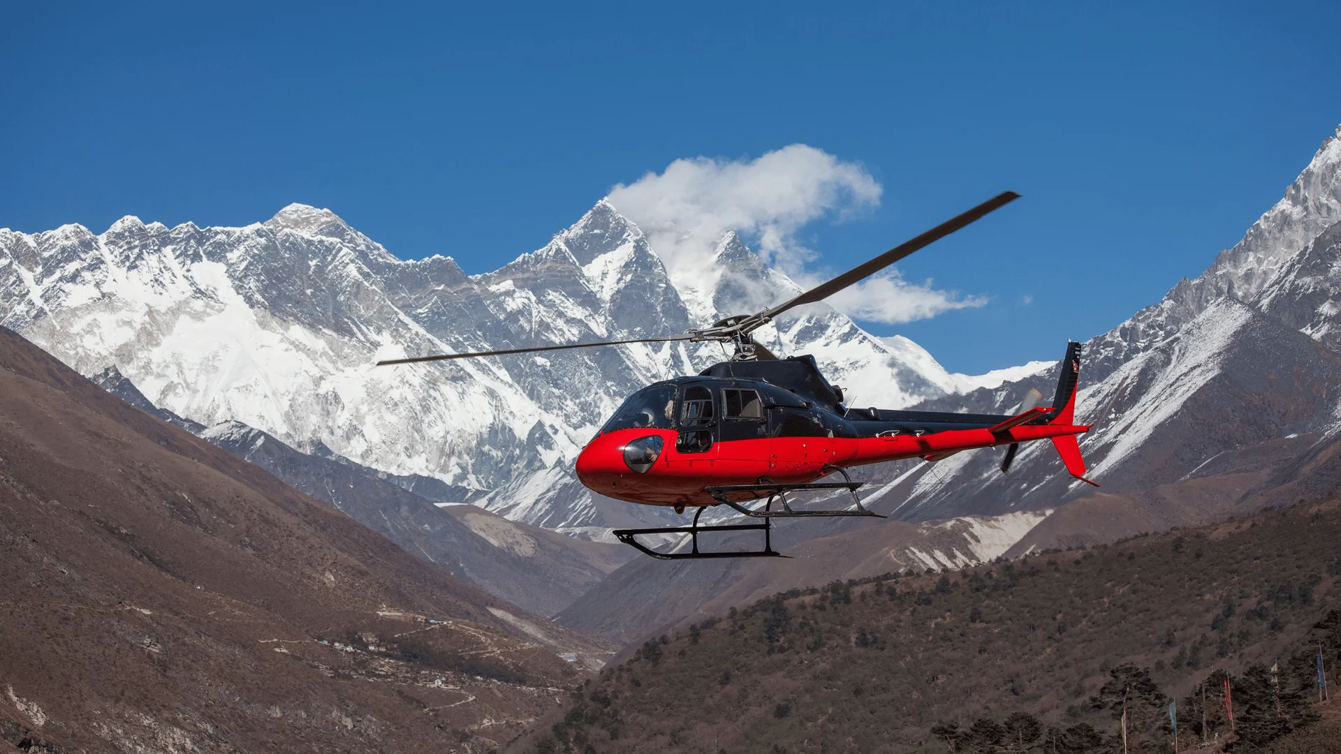Licensed helicopter operator in Nepal